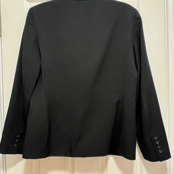 Jones NY suit blazer jacket 12 pinstripes black - Picture 7 of 9